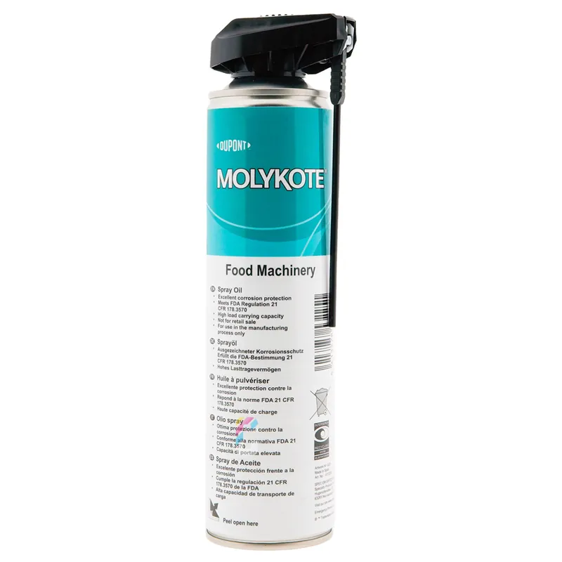 Gratis Retour MOLYKOTE Food Grade Smeerolie spuitbus 400ml